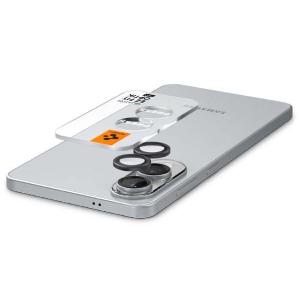 Spigen Glass tR EZ Fit Optik Pro HD 2 Pack black-Samsung Galaxy S25 Edge (AGL09413) - Image 5
